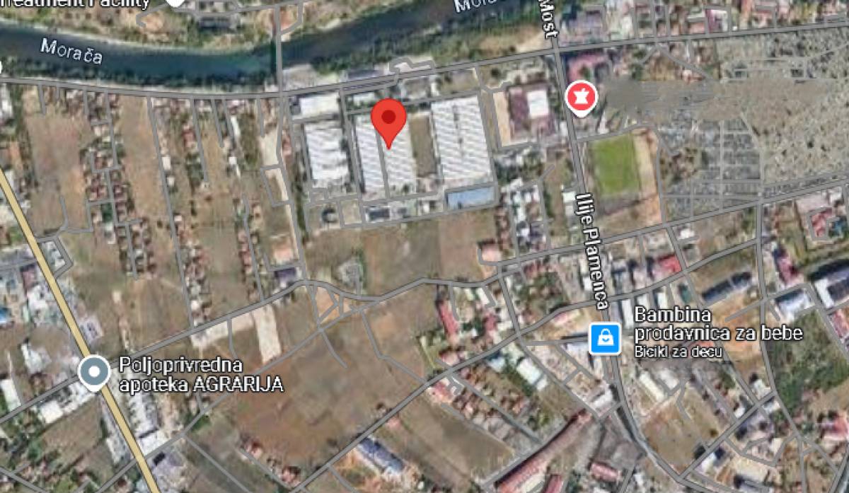 Podgorica, Zabjelo, depo alanı 1230m² 